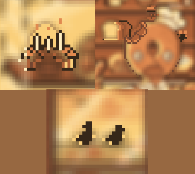Anorako33's tweet photo. New day and new participation in @basepaint_xyz . Although this time it was more than just one haha 

Day #375: Bakery 🥖🍞🥞

It is always a pleasure to work with such creative people ✨✨ https://t.co/N5TBkmssXm
