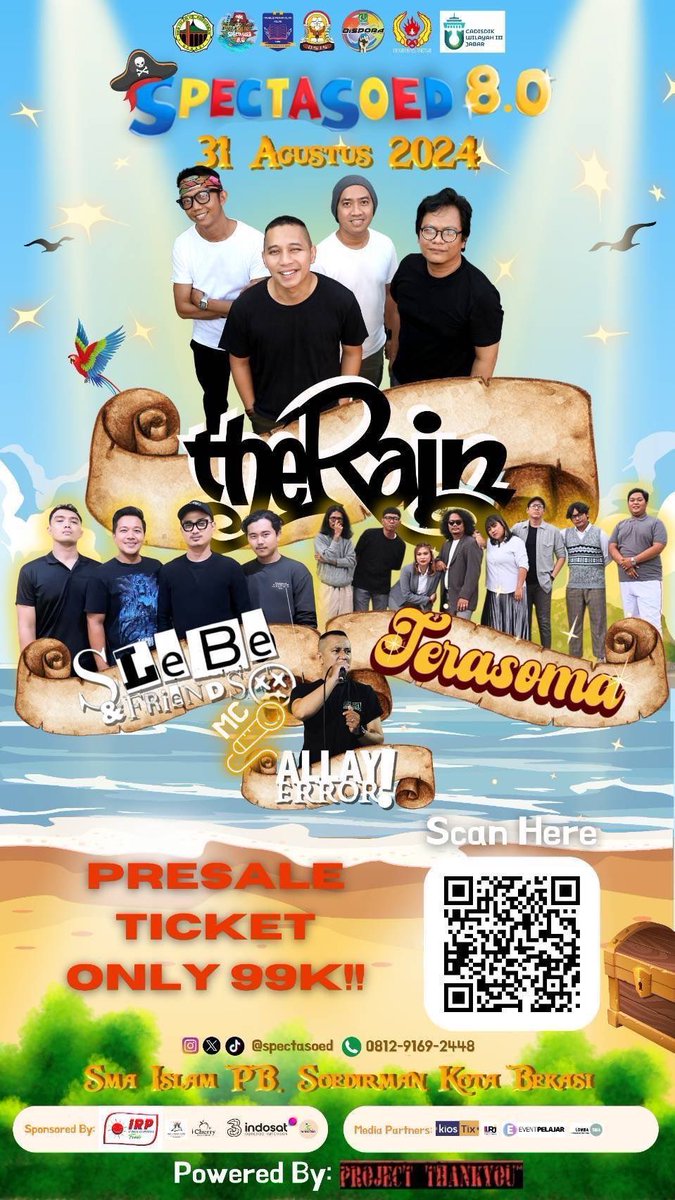 tibitimes's tweet photo. bertepuk sebelah tangan, sudah apa? sudah biasa! @TheRainBand See u on @spectasoed! ⭐️⭐️⭐️⭐️⭐️ https://t.co/FlF5N60B5T