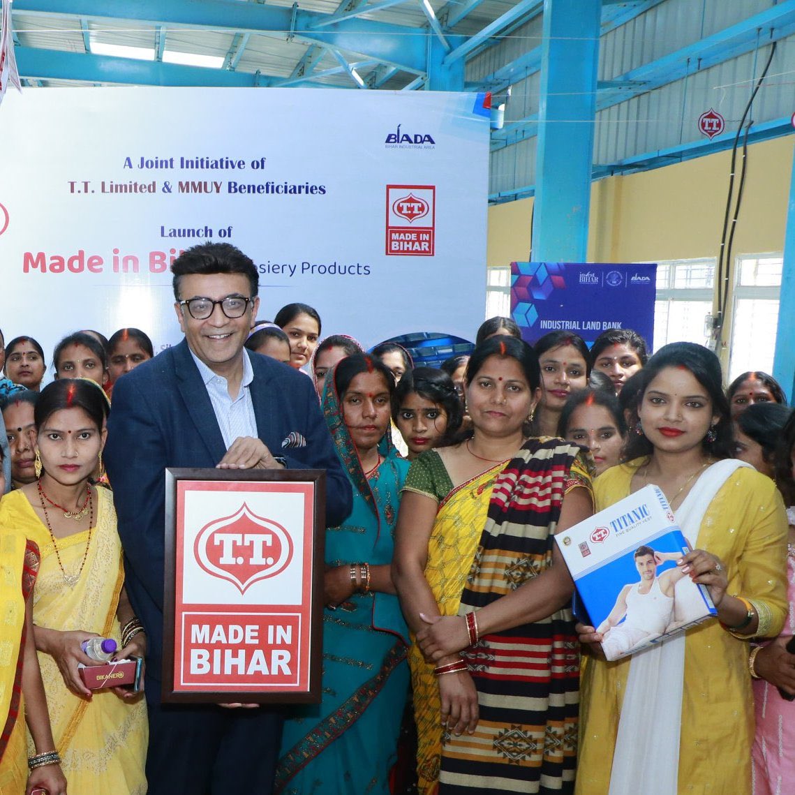 patnanewslive's tweet image. T . T लिमिटेड और मुख्यमंत्री उद्यमी योजना के लाभार्थियों का यह संयुक्त प्रयास दिखाता है कि बिहार सरकार की इस योजना ने औद्योगिक विकास के नए रास्ते खोले हैं।
#Madeinbihar #Bihar #Patna