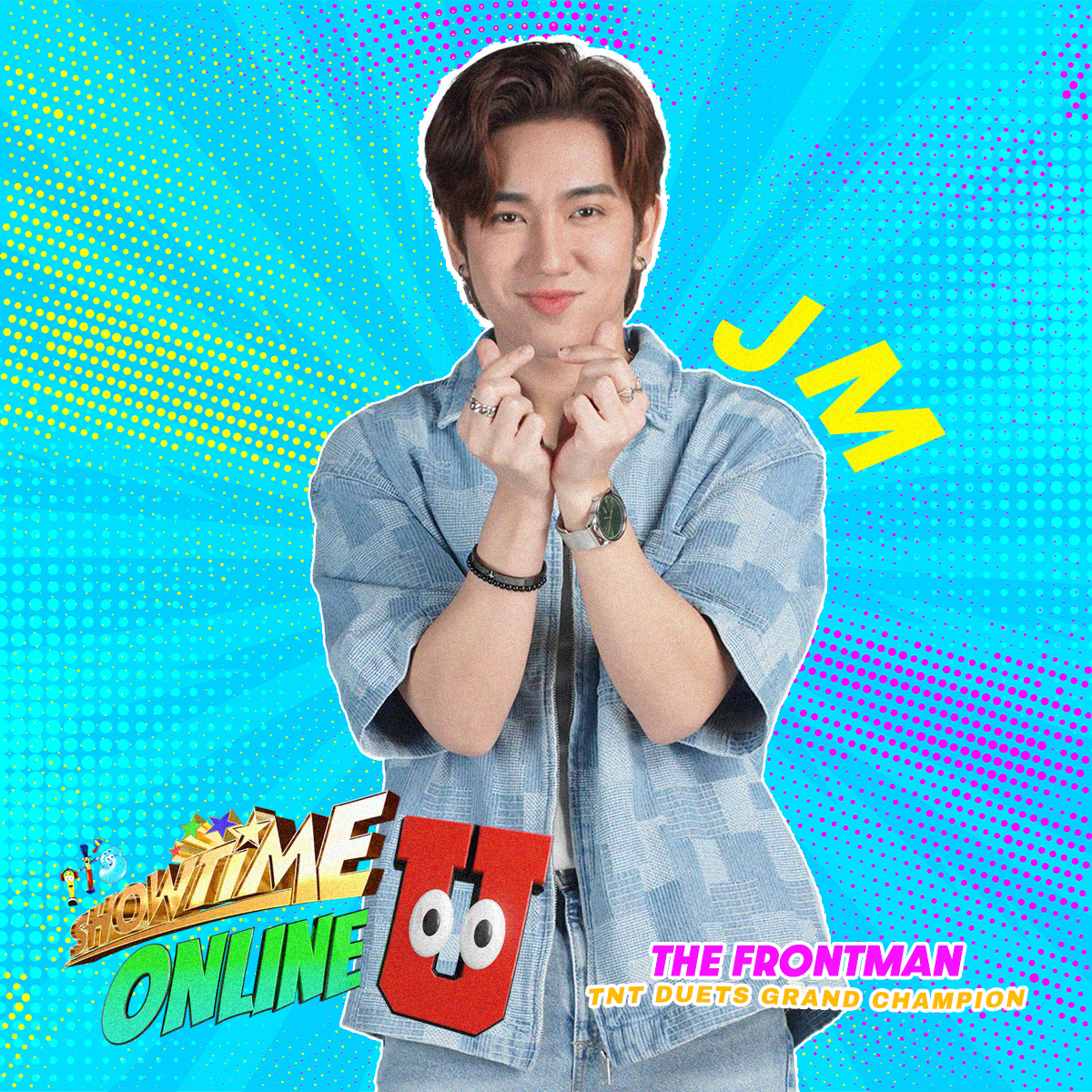 itsShowtimeNa's tweet photo. Madlang People and Madlang Onliners! 8 years na tayong magkakasama online! 

Join the party-party na kasama ang The Frontman and TNT Duets Grand Champion, JM dela Cerna sa #ShowtimeOnlineU! 

#ShowtimePartyTayU 💙💛

Follow and subscribe here:
https://t.co/Gs3IAXU5tb https://t.co/cPOxmyyMGG