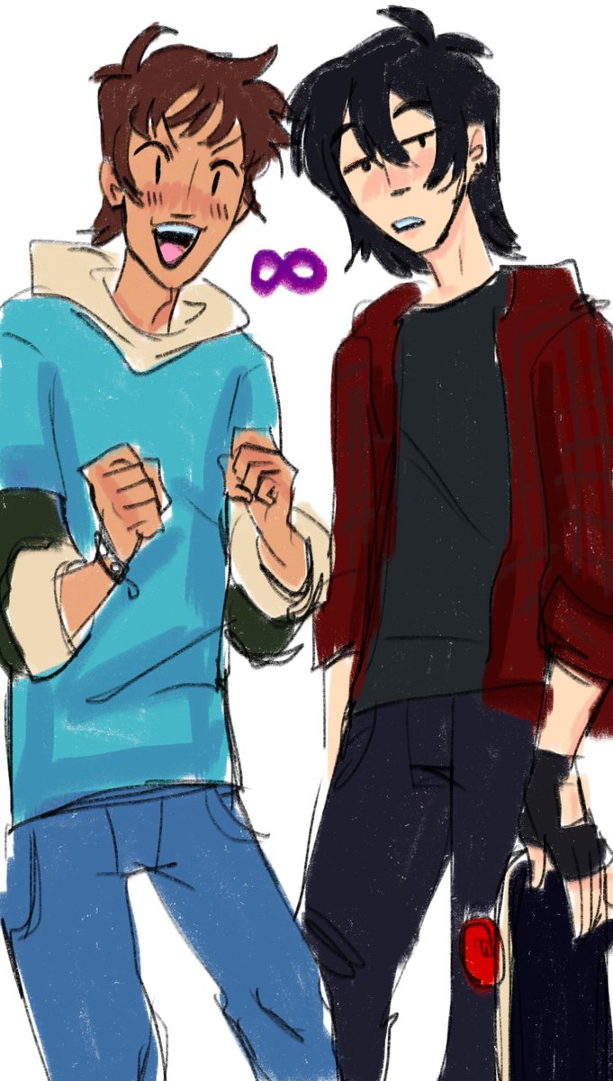 squippimi's tweet photo. #klance Sk8 au 😼😼😼😼 https://t.co/UZIkteaZhZ