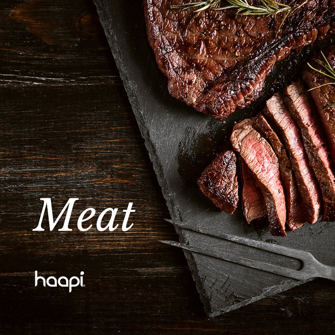 haapiproducts's tweet photo. The protein in meat aids growth and helps repair and strengthen hair follicles. 

A 3.5-ounce serving of cooked sirloin steak provides as much as 29 grams of protein.

#meat #protein #vitamins #hair #haircare #healthyhair #haircareroutine #beauty #health #haapiproducts https://t.co/vxEFGVwquN