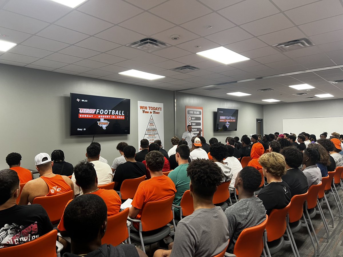 UTRGV_FBRecruit's tweet photo. Been waiting 612 days to say this… we have players on campus. The future is here!  

#WinToday https://t.co/e7Z9cRSSys
