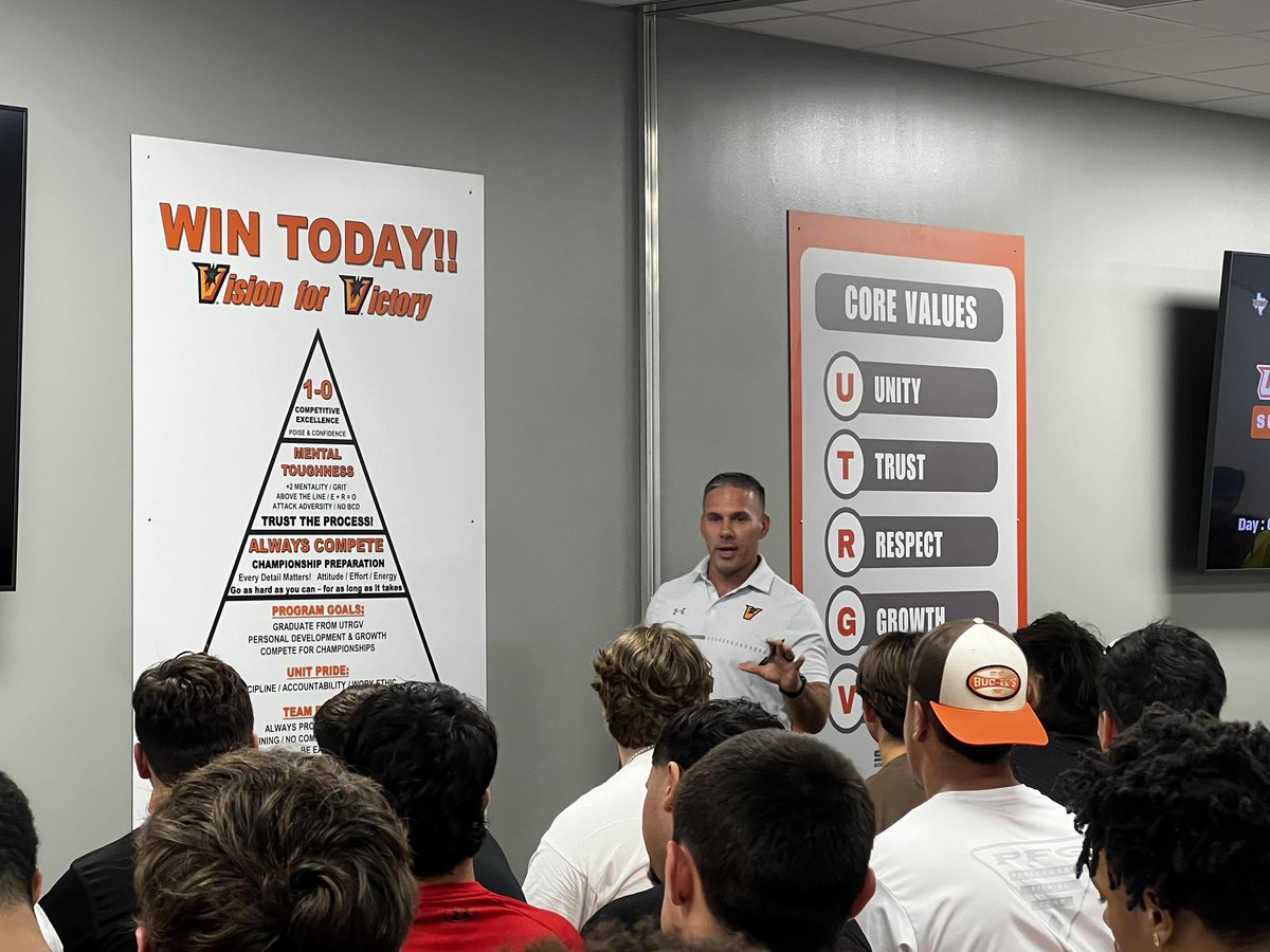 UTRGV_FBRecruit's tweet photo. Been waiting 612 days to say this… we have players on campus. The future is here!  

#WinToday https://t.co/e7Z9cRSSys