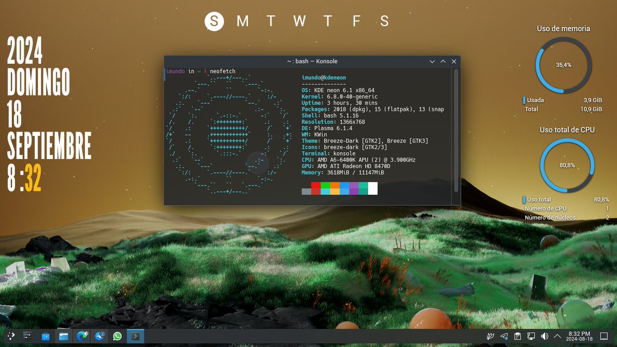 Una semana mas llega a su fin y otra empieza, si la anterior te fue mal, esta sera mejor. Saludos y que esten bien.