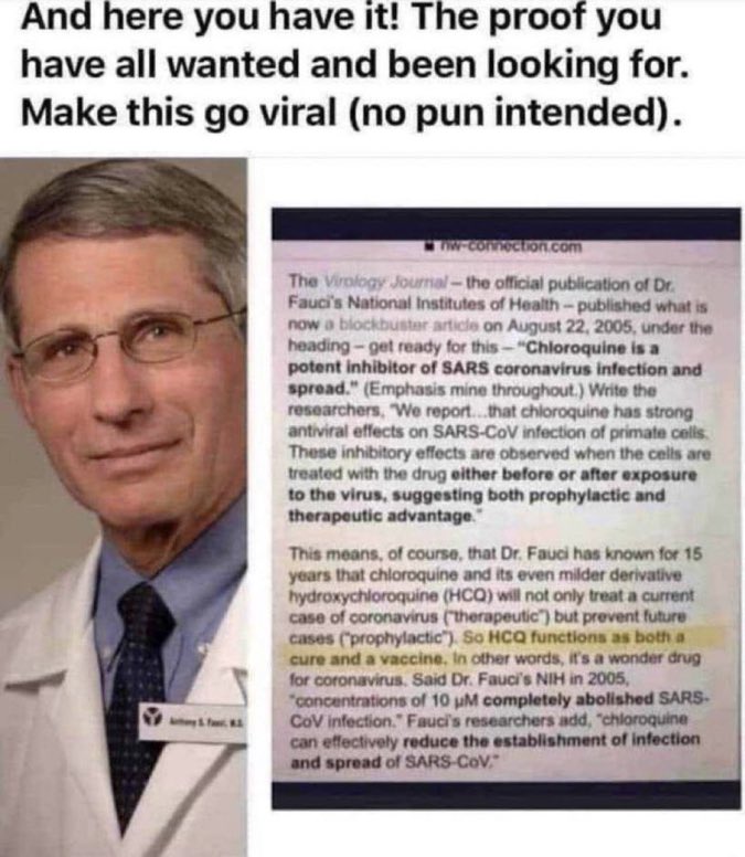 He hid the fact Ivermectin is a cure.