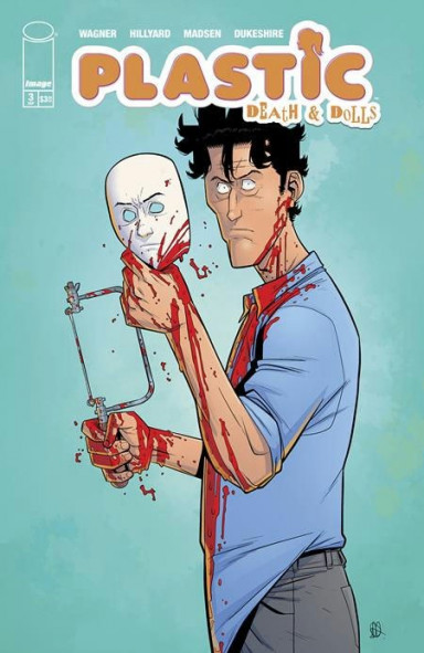12GaugeComics's tweet photo. You bet #PlasticComic: Death & Dolls #3 is out this week and it—both figuratively & literally—goes for the jugular. Old and young Edwyn are pushed to their limit, a problem only a good hacksaw can solve😳
Out 8/21 from @Doug_Wagner, @DBH184, Michelle Madsen & @eDukeDW https://t.co/6bNy3R4Wxz