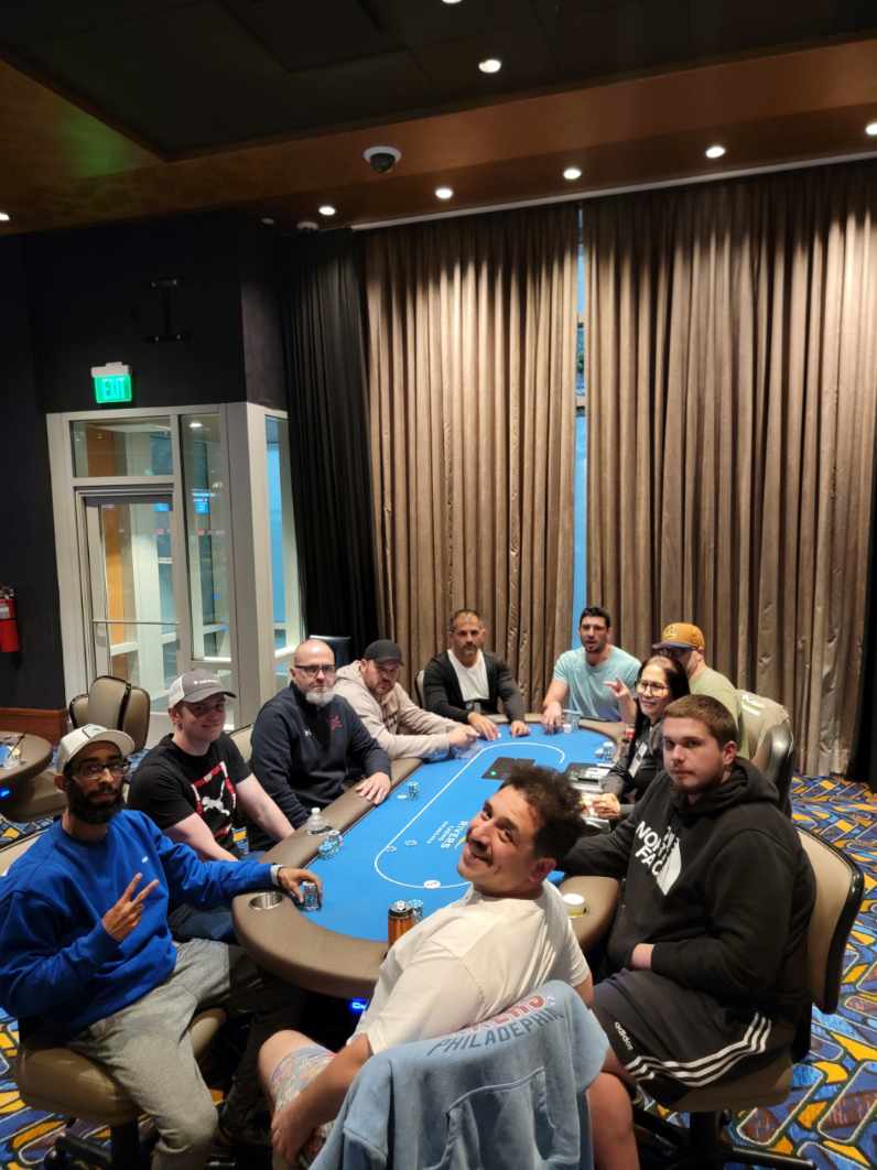 dmosh31's tweet photo. We have a final table!!! SUMMER RUSH III is down to 9 players!!!
@riverscasinophl @riverspokerphl @DGRUBB27 https://t.co/yWs8VPzAxq