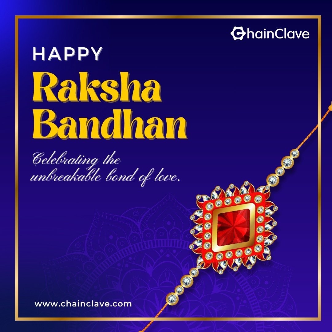 chainclave's tweet photo. Just like the bond of Rakhi, we at Chainclave are committed to protecting and empowering your digital journey. Wishing everyone a secure and joyous Rakshabandhan!
🌐Website:- https://t.co/bSdCbLb4Zs
.
.
#Rakshabandhan #Chainclave #rakshabandhan2024 #Rakhi2024 https://t.co/CsFjhGPIr9