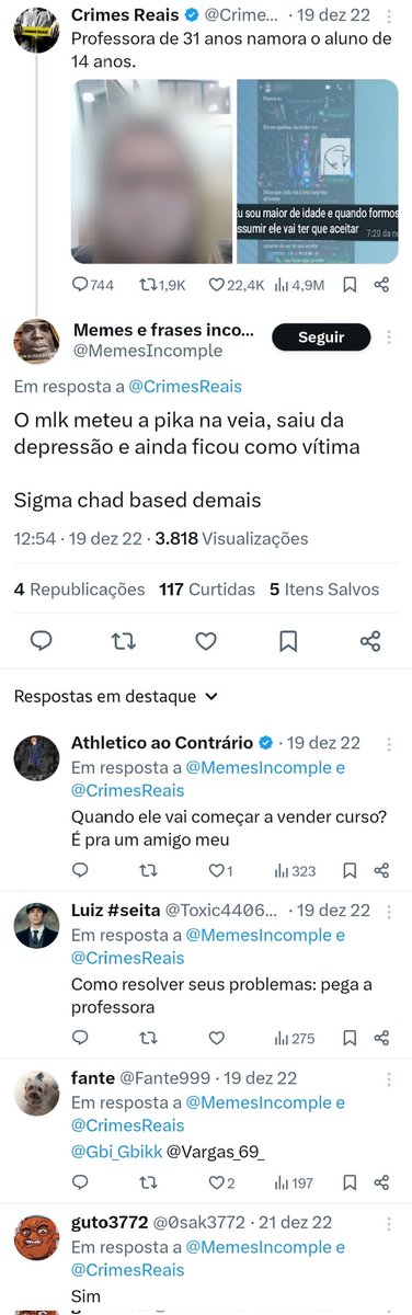 saicofone's tweet photo. "Só vejo UMA comunidade banalizar assédio por aí."

A comunidade hétero dã https://t.co/E9JbUYGA88