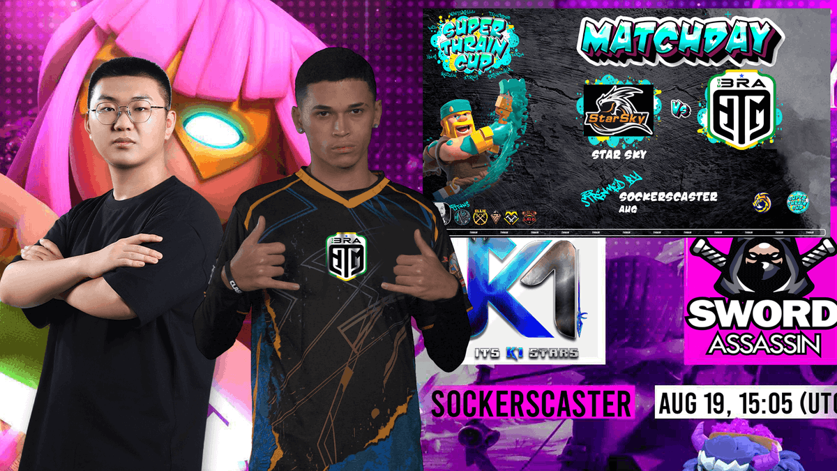 Sockers_'s tweet photo. Lunes
16.00 CET β°οΈ10.00 EST
2 guerras!
βΌοΈTengo mΓ©dico unas horas antes... A ver si llego a tiempo π¬
β
@HTM_Esports_bra π #StarSky
β
#K1 π #swordassassin
YT https://t.co/sDHvfP391d
TW
https://t.co/UvuJuygy1k
#CLASHOFCLANS
RT π https://t.co/cbfdUG2AvX