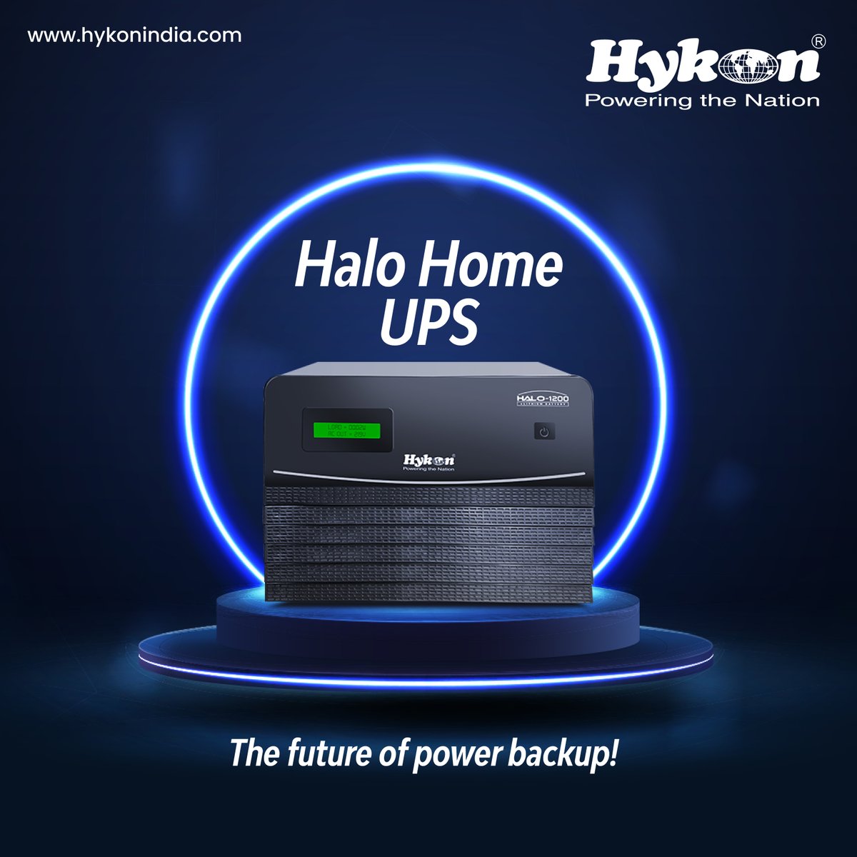 HykonGroup's tweet photo. Bring your home this portable home UPS with in-built lithium-ion battery and make sure to never run out of power again! Buy Hykon Halo Home UPS now!
Contact us on 9020 121 121 for more details.

#Hykon #HykonHaloHomeInverter #UninterruptedPowerSupply #HykonIndiaLimited https://t.co/YIBPrny1Ka