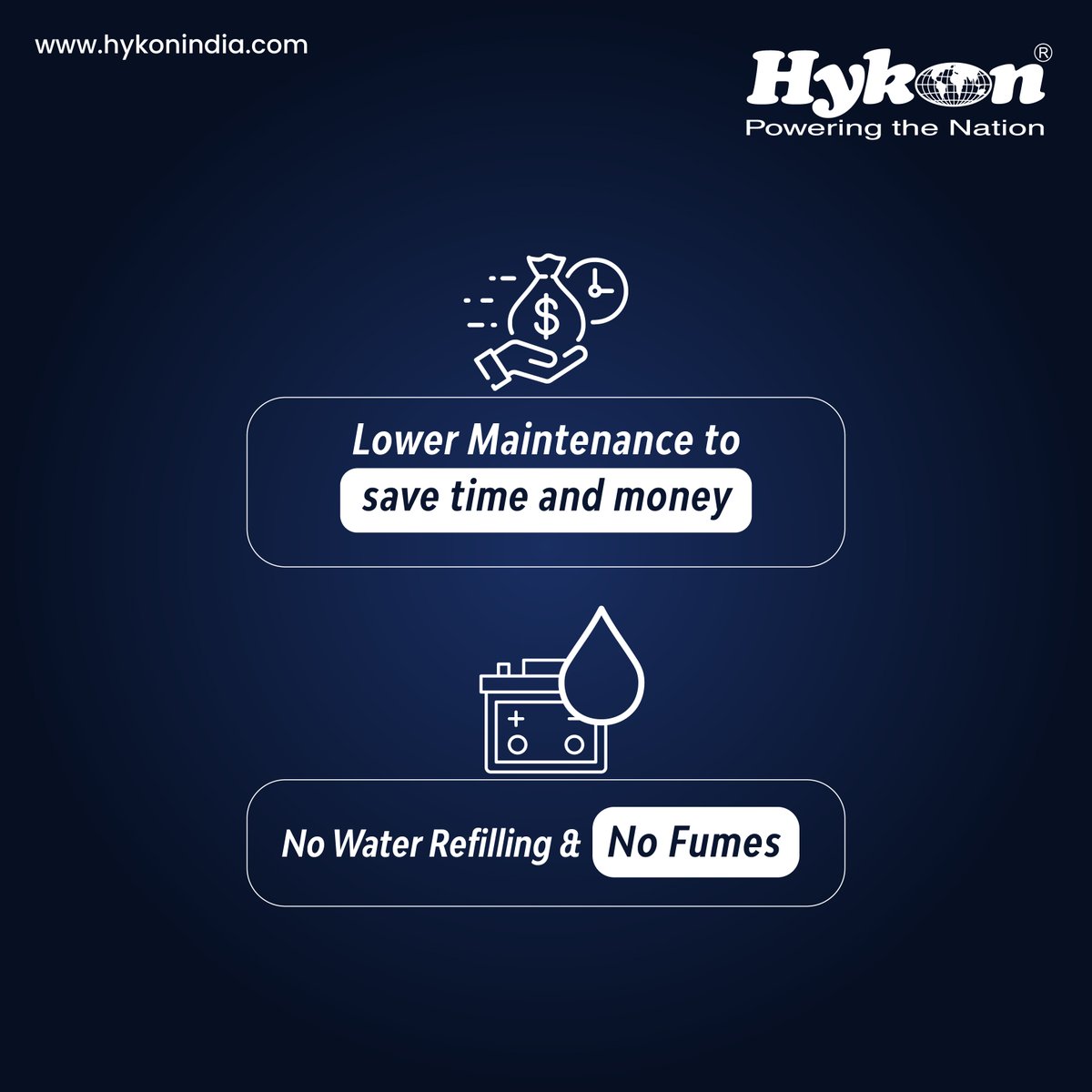 HykonGroup's tweet photo. Bring your home this portable home UPS with in-built lithium-ion battery and make sure to never run out of power again! Buy Hykon Halo Home UPS now!
Contact us on 9020 121 121 for more details.

#Hykon #HykonHaloHomeInverter #UninterruptedPowerSupply #HykonIndiaLimited https://t.co/YIBPrny1Ka