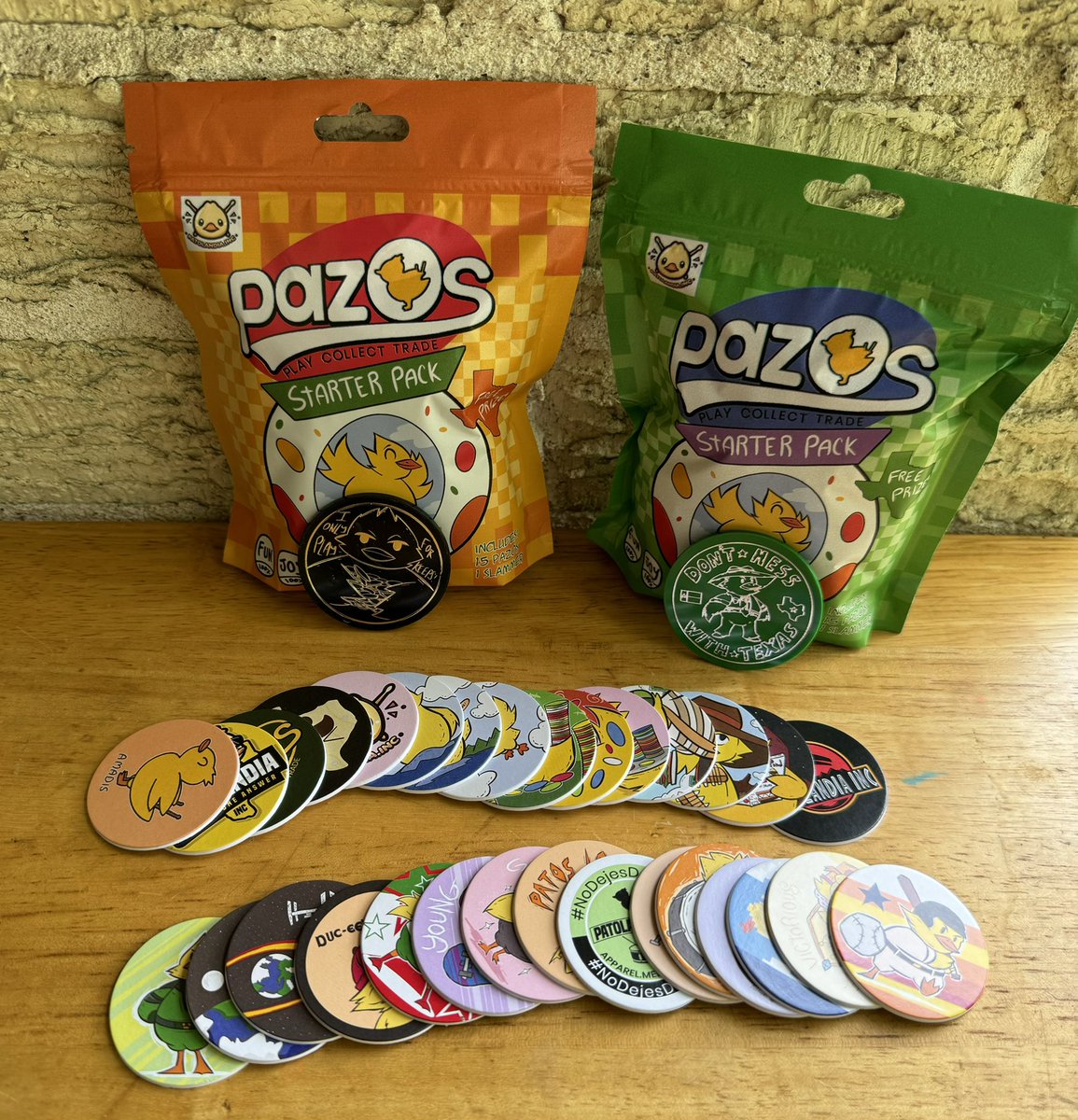 dannyigamez's tweet image. #pazOs by #patolandiainc Starter Packs include 15 pazOs! &amp;amp; 1 Slammer! Each starter pack sold separately! #playpazOs