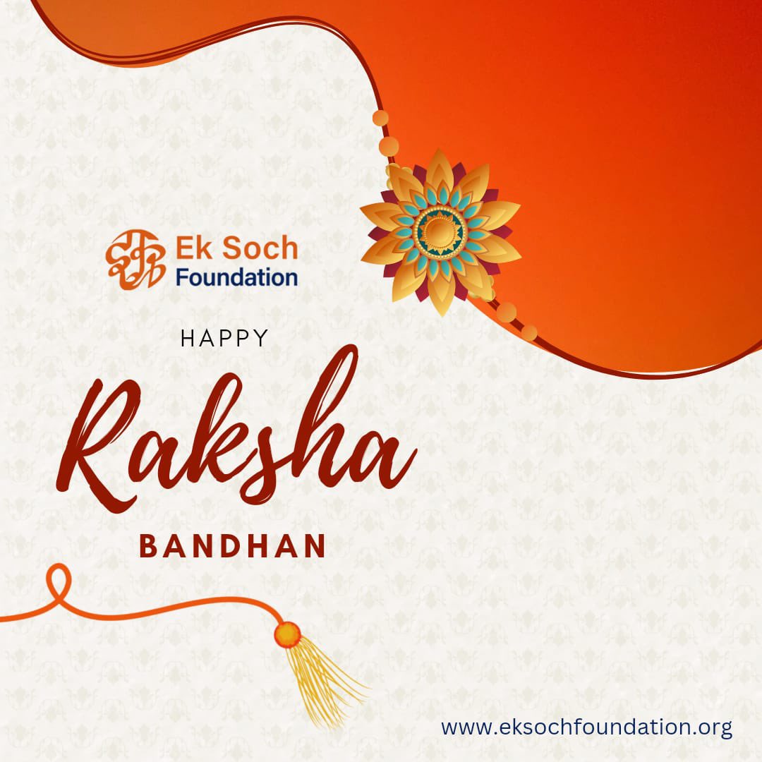 eksochfdn's tweet photo. On this Raksha Bandhan, let’s celebrate the unbreakable bond of love, protection, and trust between siblings. Let's strengthen these ties and spread the message of unity and compassion. Wishing everyone a joyous and blessed #RakshaBandhan! https://t.co/XGjFjalLXl