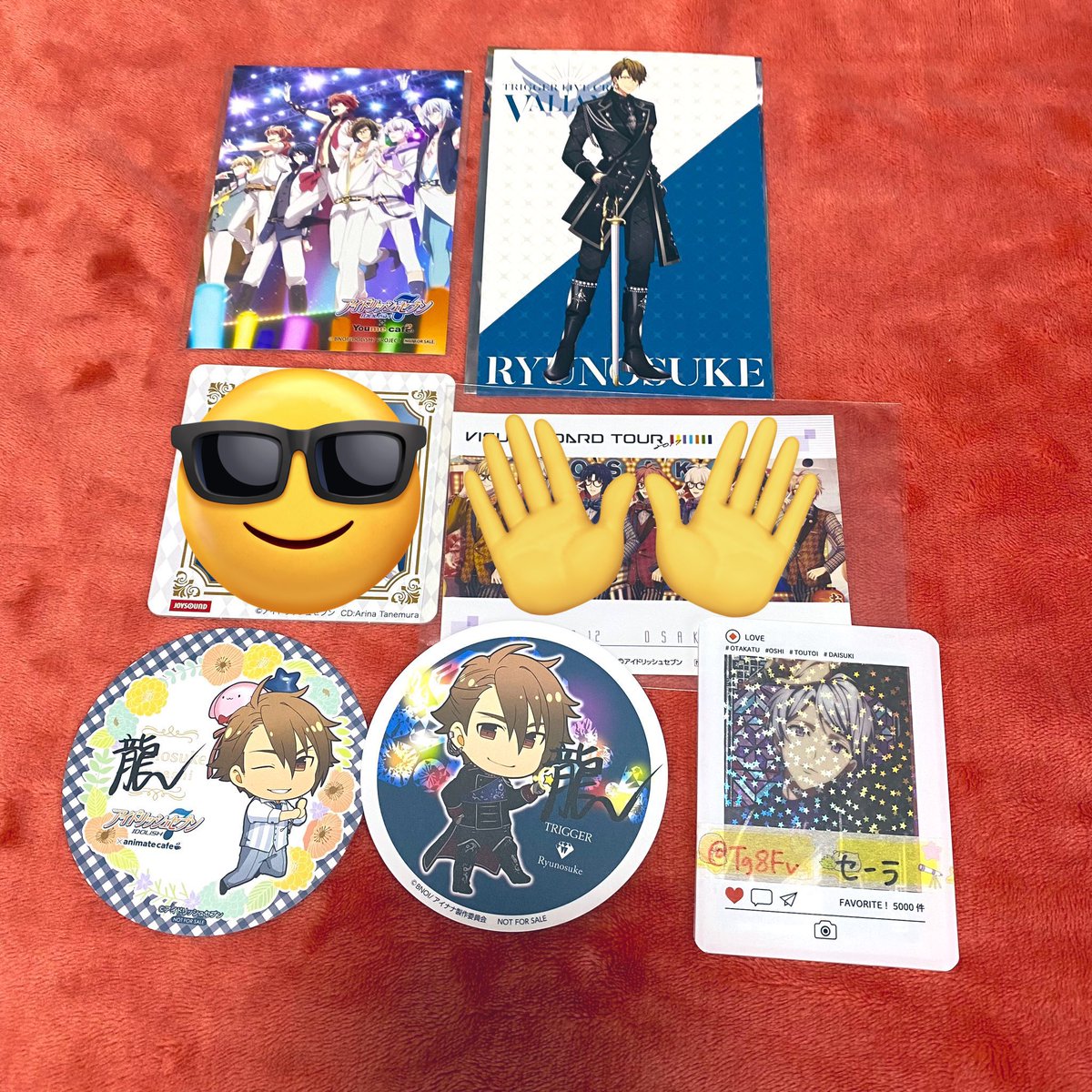 Tg8Fv's tweet photo. 【譲渡】 アイドリッシュセブン 紙類

《譲》画像参照

《求》1枚目→各10円
2枚目→各100円
＋送料
※2枚目は1枚目から2点引き取り

逢坂壮五 十龍之介 ブロマイド キャラマイド アニカフェ コースター 一番くじ ポスター カード スイパラ ナンジャタウン 特典 アイナナ https://t.co/TmV2QwIyDL