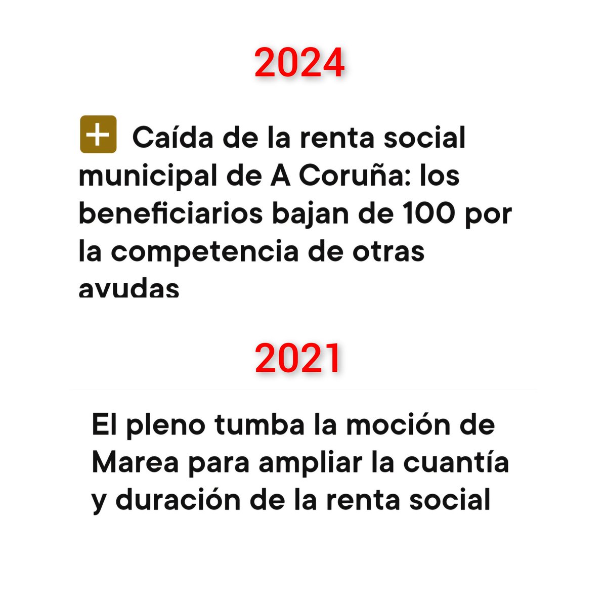 E así é como se deixa esmorecer a Renda Social Municipal.