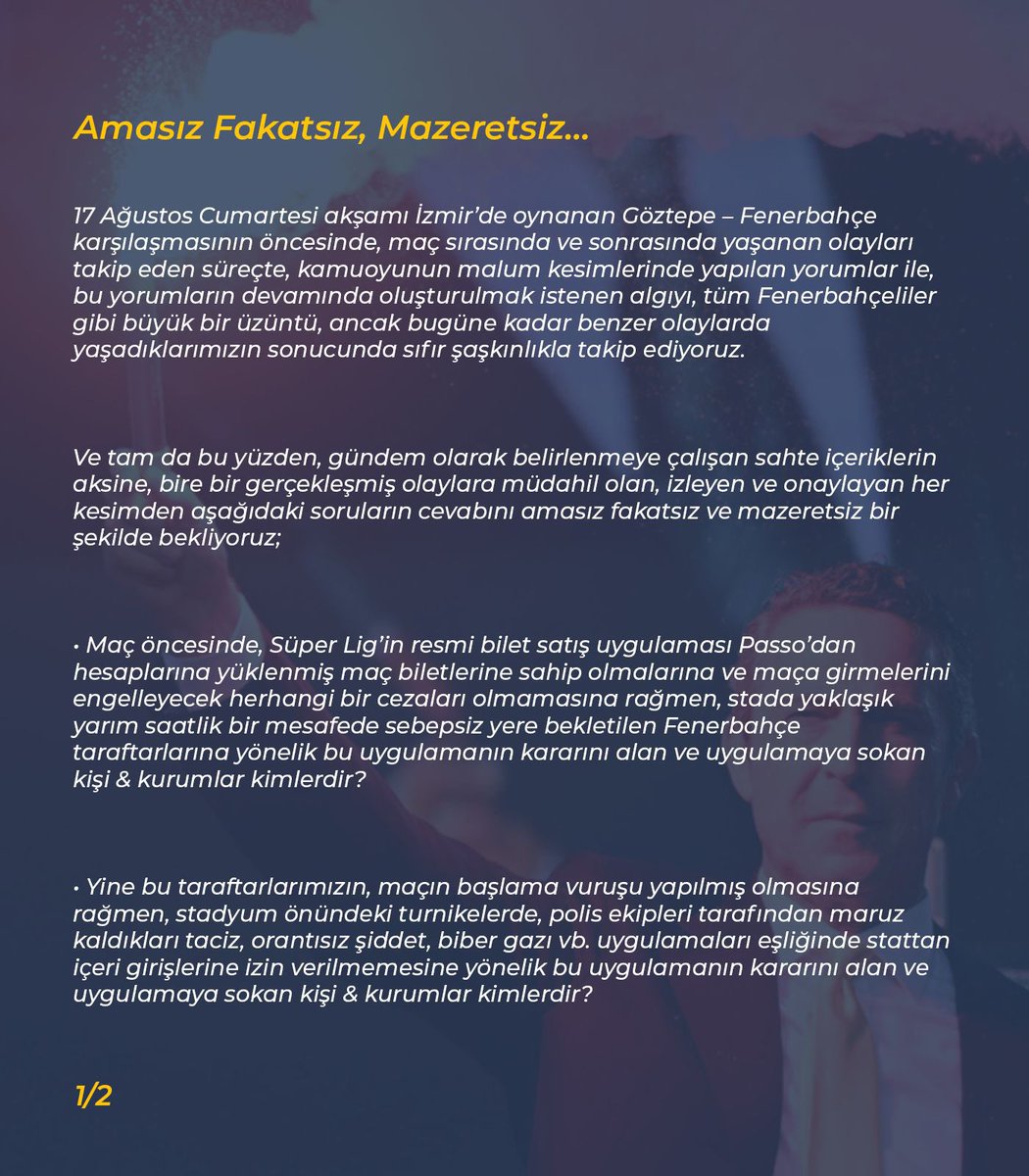 aligirgin's tweet photo. AMASIZ ,  FAKATSIZ , MAZERETSİZ ..! 

#AmasızFakatsız @Fenerbahce https://t.co/OQkPFKWNSu