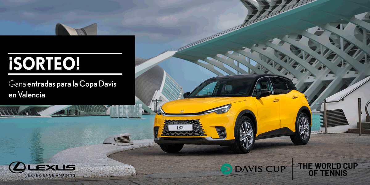 SORTEO | Haz RT y consigue entradas para la Davis Cup Finals en Valencia. Bases Legales: brnw.ch/21wLPYY #LexusDavisCupFinals