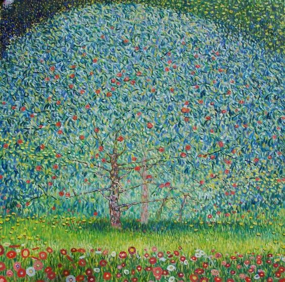 impression_ists's tweet photo. Gustav Klimt, Apple Tree https://t.co/xzpyh4mPzo