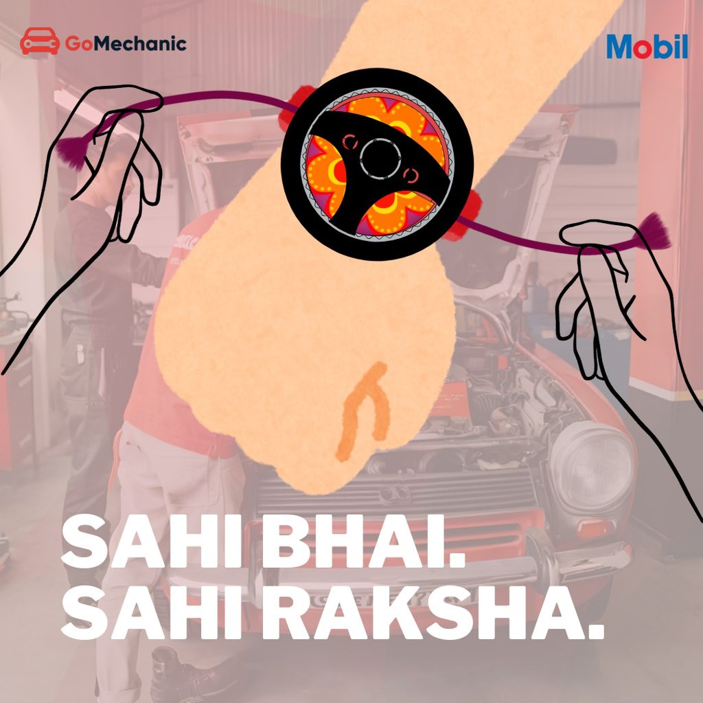 Tying the knot of protection and care this Rakshabandhan, just like we do for your car every time you trust us at GoMechanic. Here's to strong bonds and smoother rides!🚗