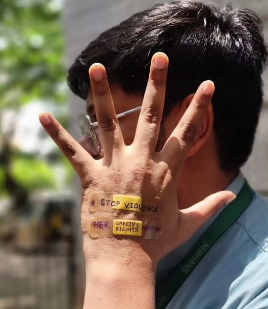 RDA_NIMHANS's tweet image. "Band-Aid Challenge- apply the bandaid as a PLEDGE TO PROTECT &amp;amp; as ABHAYA SURAKSHA, for safety&amp;amp; rights of women. We urge to nominate 3 other people to come forward in this initiative. #pledgetoprotect #abhayasuraksha #healthenation 
I nominate @AIIMSRDA
@JipmerRDA @ArdPgimer