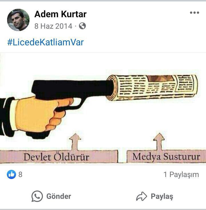 Gördük senin ateş şavaşçılarını yetersiz herif…

Ne kadar terör sempatizanı, devlet düşmanı varsa hepsi himayenizde. 

Sonra ‘neden yangını söndüremiyoruz?’ diye düşünüp durmayın. 

Türkiye düşmanlarını, vatan düşmanlarını, bayrak düşmanlarını, din düşmanlarını beslemekten başka