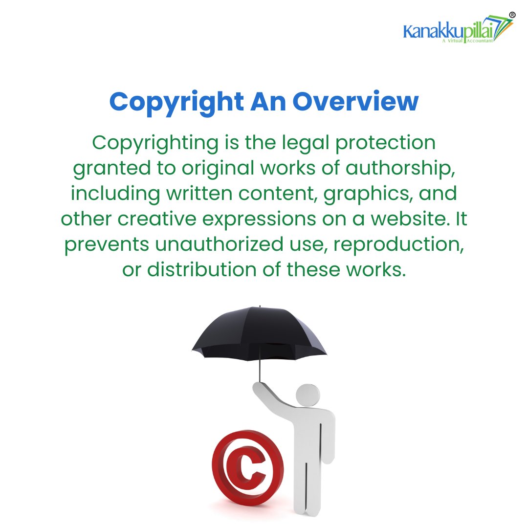 Kanakkupillai7's tweet image. Unlock the power of website 🌐protection with copyrighting! 🛡️ Your content is valuable and deserves to be safeguarded. Learn how copyrighting plays a vital role in securing your digital assets💻
#websiteprotection #websiteprotectiontips #copyrighting #digitalsecurity