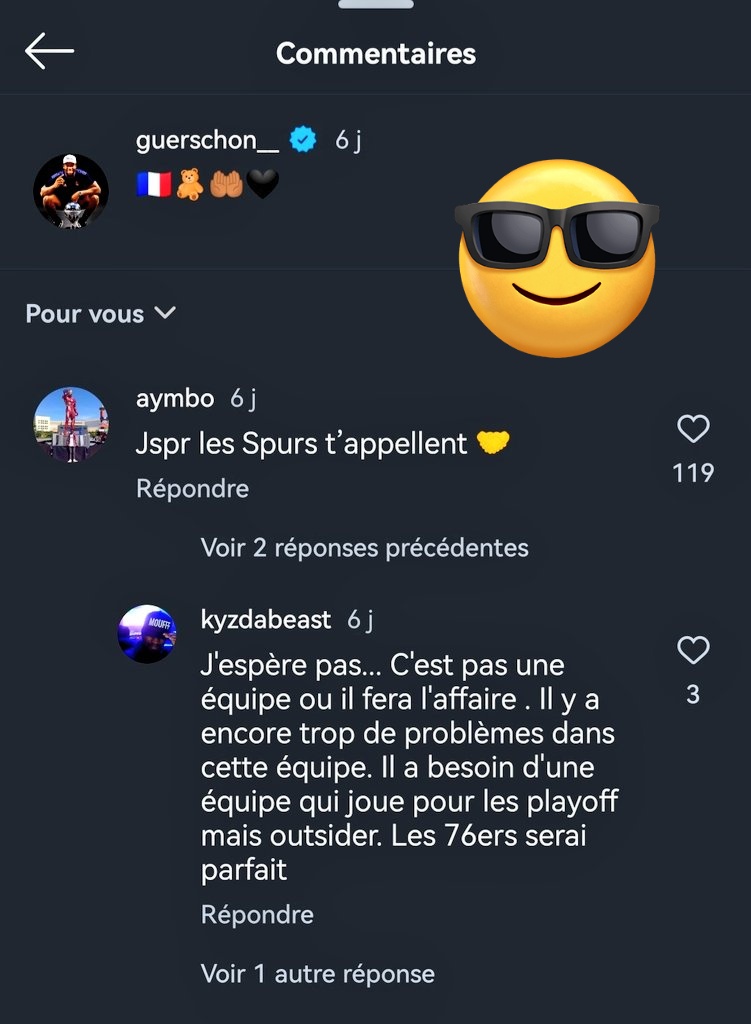 KYzebeast's tweet photo. @yabusele28 @FRABasketball Il y a 6jours javais fait cette prédiction/estimation sur la meilleur équipe pour toi. Je suis super fière qu'ils t'ont appelé ! FÉLICITATIONS !!!!! https://t.co/TE8OxQL2so