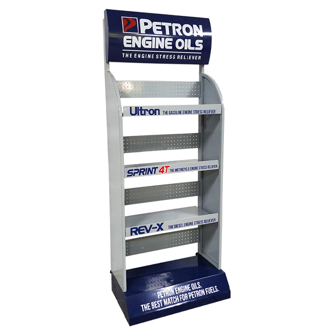 tp_display's tweet image. Item: PETRON Single Sided Car Engine Oils Accessories Metal Shelves Custom Retail Display Rack Model Number: CA010 #Petron #EngineOils #RetailDisplays #CarAccessories #StoreOrganization #CustomDisplays
tp-display.com/ca010-petron-s…