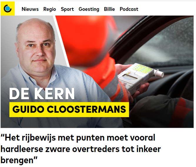 Het rijbewijs met punten = minder verkeersslachtoffers.
@HetBelang van Limburg: 
"Het wetsvoorstel van @Groen en <a href="/Ecolo/">Ecolo</a> (...) is intelligent, evenwichtig en goed doordacht. De formateur zou het letterlijk kunnen overnemen."