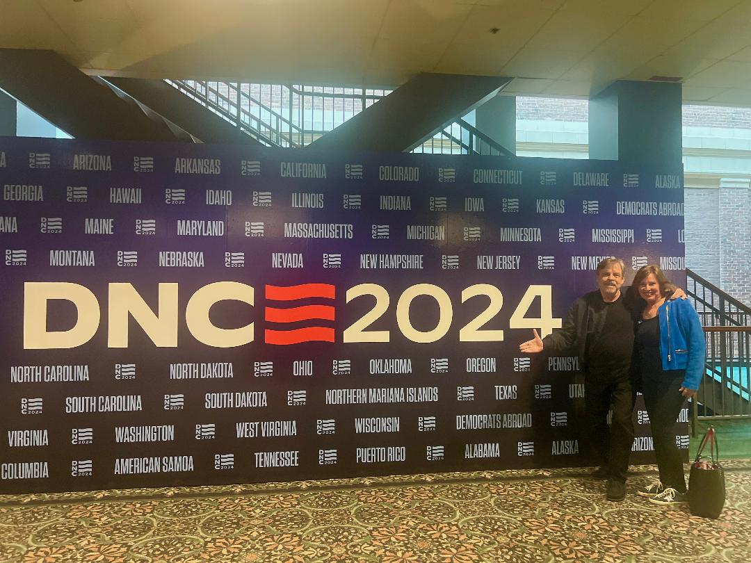 We have arrived for all 4 days of the <a href="/DemConvention/">2024 Democratic National Convention</a>.
The excitement is palpable as #HarrisWalz is more than merely a campaign, it is a genuine movement to save our Democracy! I spoke briefly to the delegates &amp; guess what? They are FIRED UP &amp; ready to go, Go, GO!!!!
#LetsDoThis