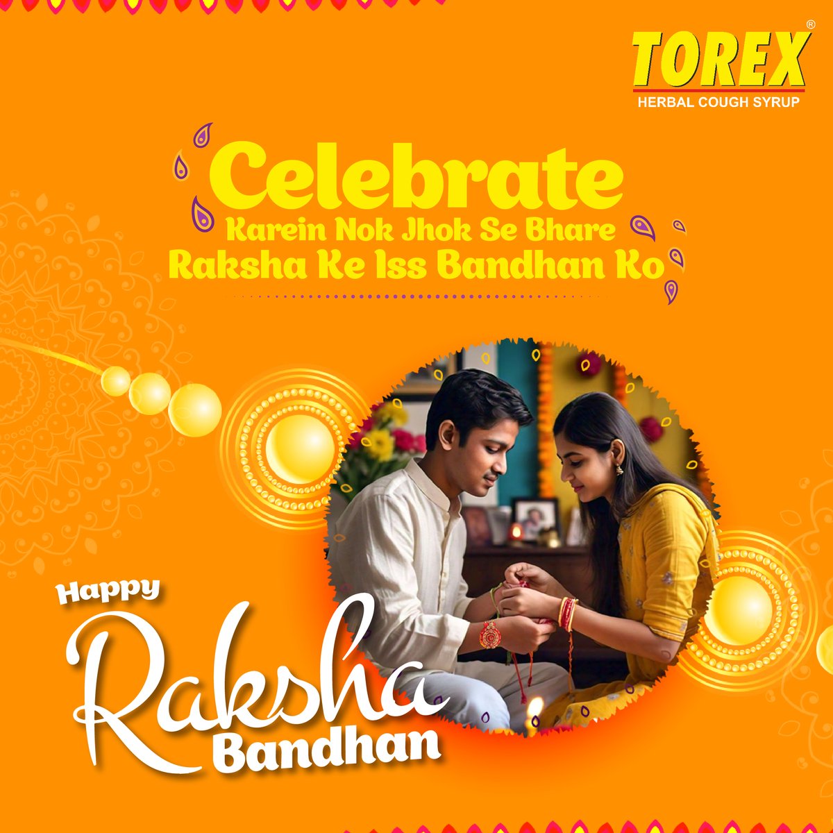 Here's to the siblings who support, protect, and care for each other, just like a remedy that never fails. Happy Raksha Bandhan.

#Torex #TorquePharma #RakshaBandhan