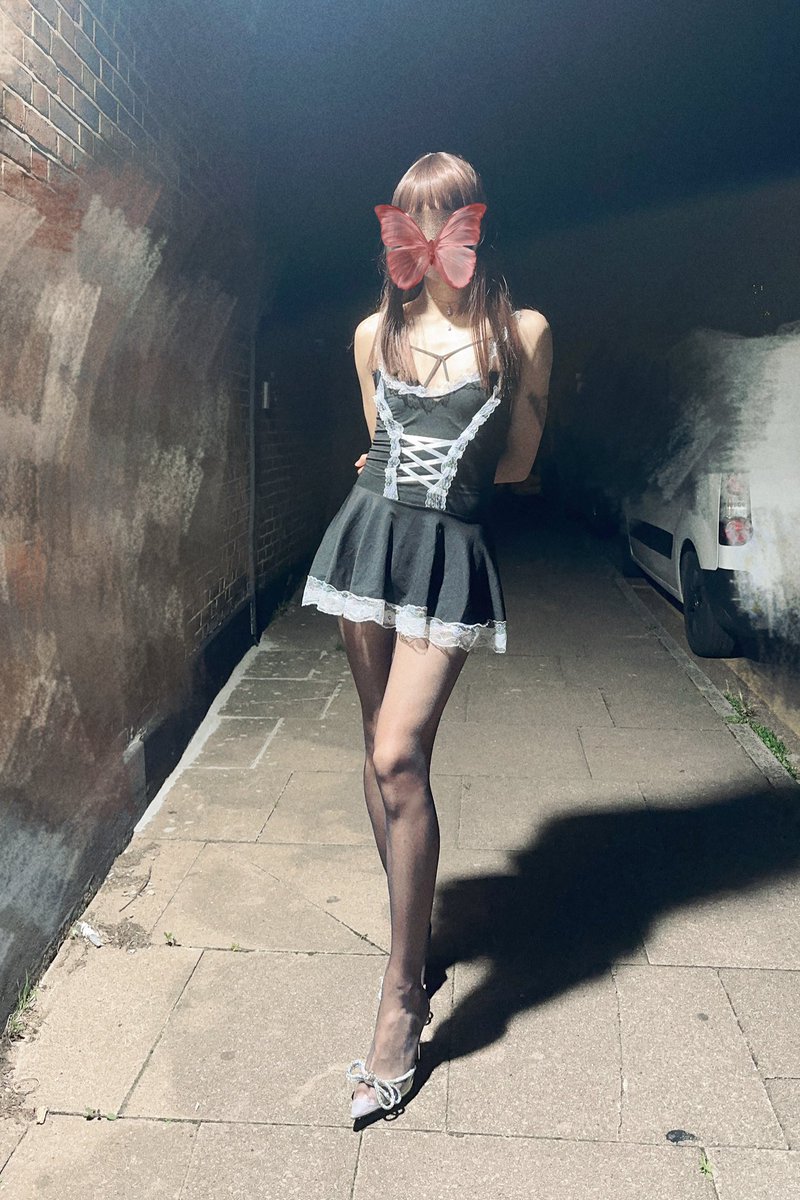 Tsmg316's tweet photo. 小女仆真空站街💦哥哥很会拍 #伪娘 #伪娘丝袜 #伪街 #Femboys #sissy #女装大佬 #雌堕 #伪娘肉便器 https://t.co/AUajKR52bh