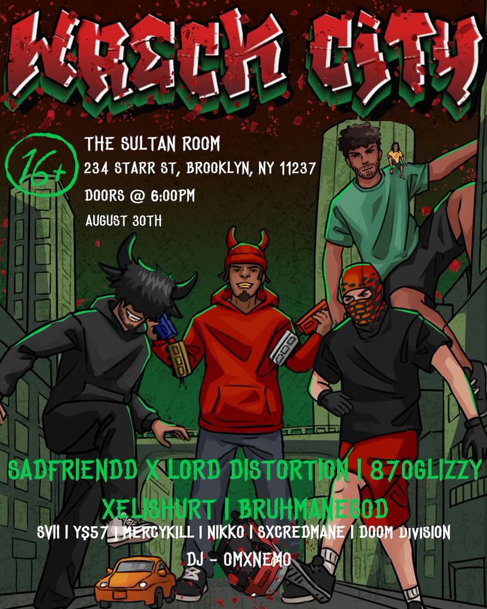 NEW SHOW 8/30 BROOKLYN NEW YORK. POP OUT. NEAR BUSHWICK💪