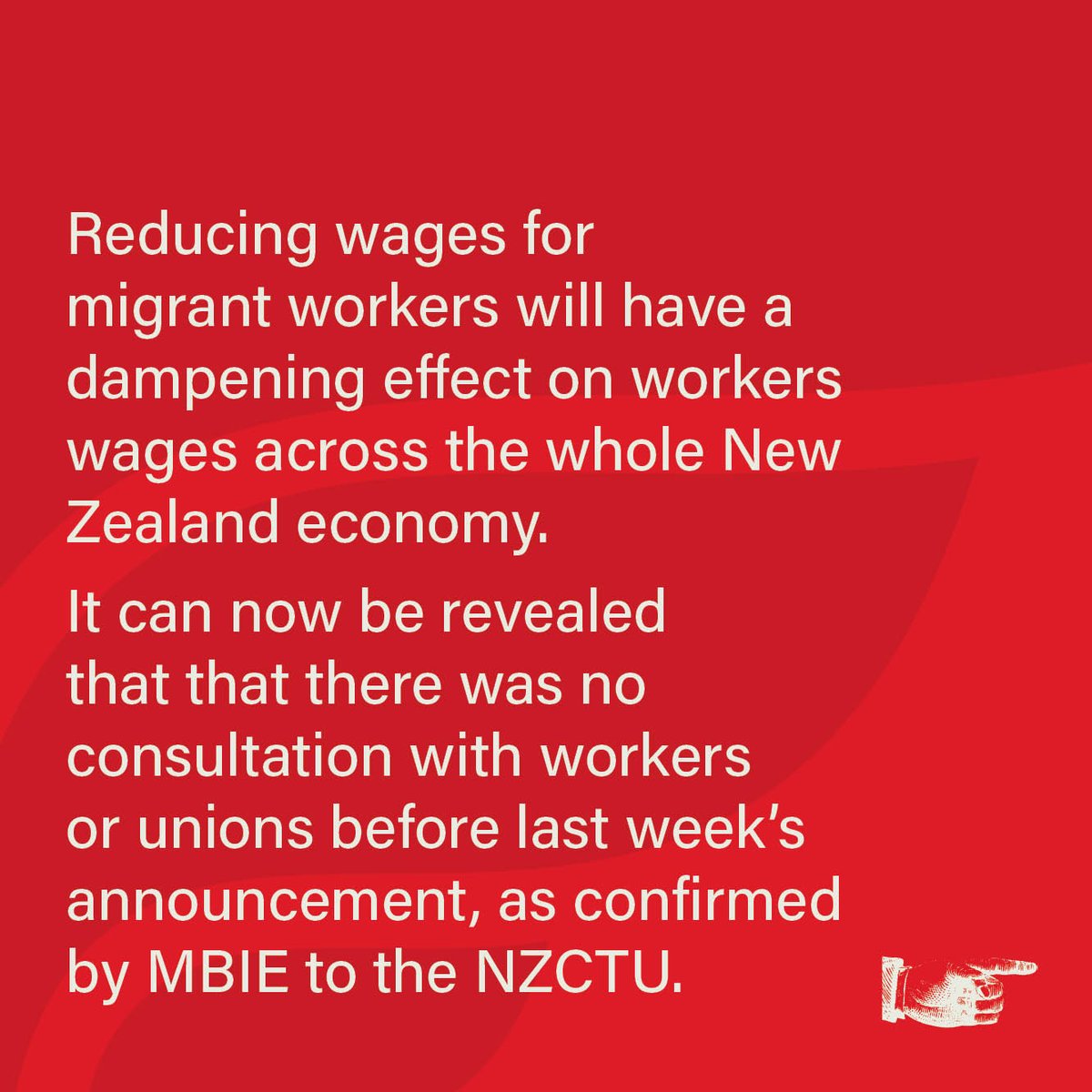 workersfirstnz's tweet photo. 2/2 The changes mean the wages of many migrant workers will be cut, while forcing them to pay even more for accommodation. #FIRSTUnion and @NZ_CTU are strongly opposed to these changes, and any attempts to make modern slavery an accepted part of business supply chains. https://t.co/g2RhDbrmk9