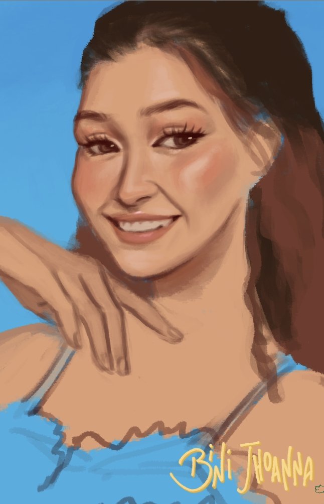 wipping <a href="/bini_jhoanna/">Jhoanna Robles 🦋</a> bias wrecked by my own drawing ;-; #BINI