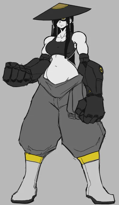Iterating on an old one-off design. I'm naming her Ronin.