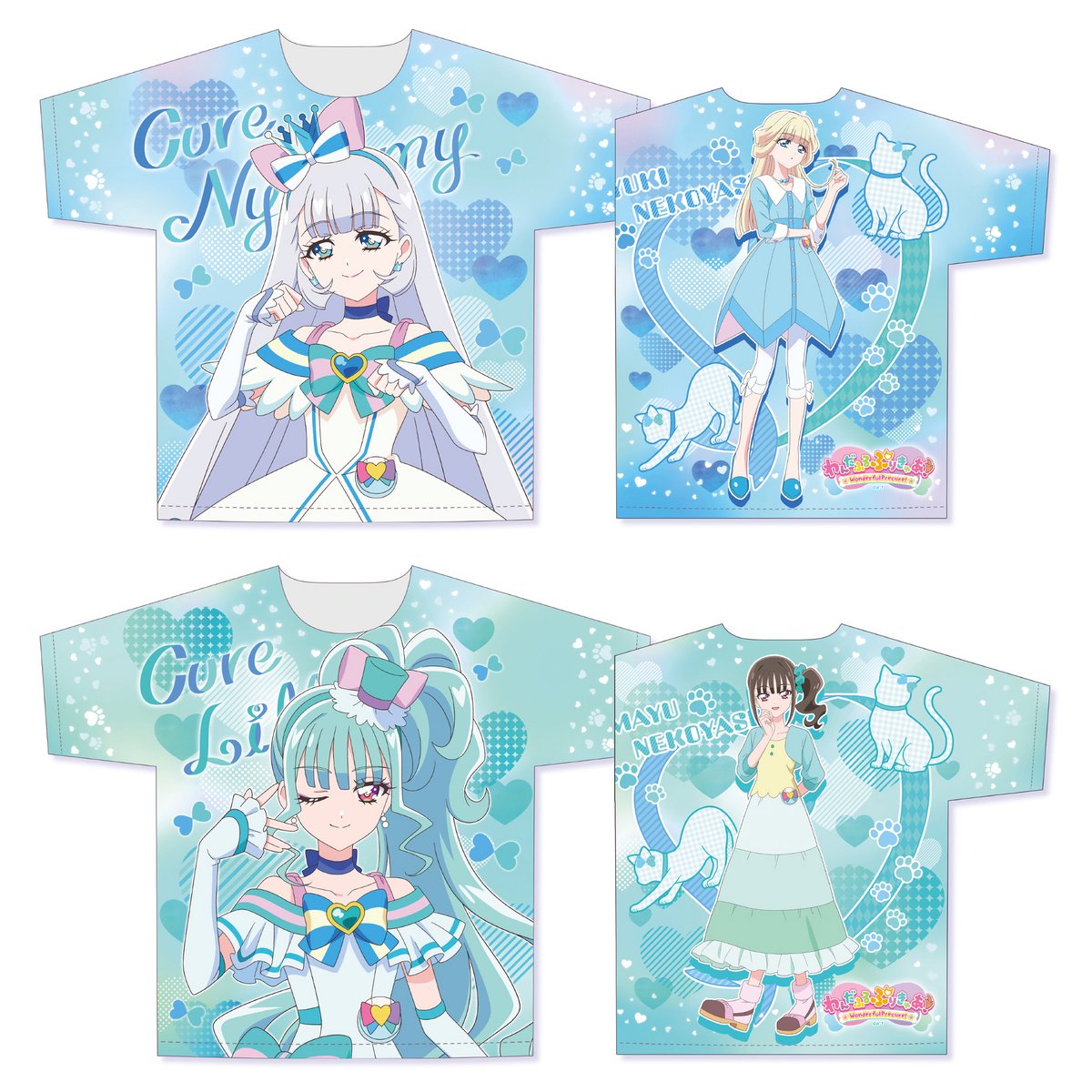 キュアリリアン フルグラフィックTシャツ わんだふるぷりきゅあ！ フルグラフィック Tシャツ Vol.2 キュア
