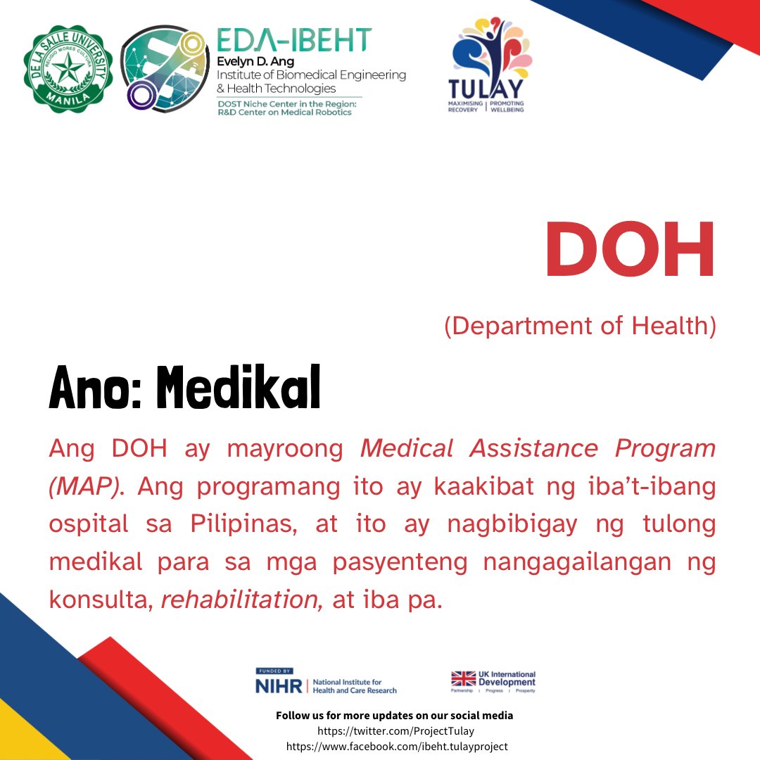 ProjectTulay's tweet photo. Mga tulong medikal: https://t.co/oJxnHXhxz5