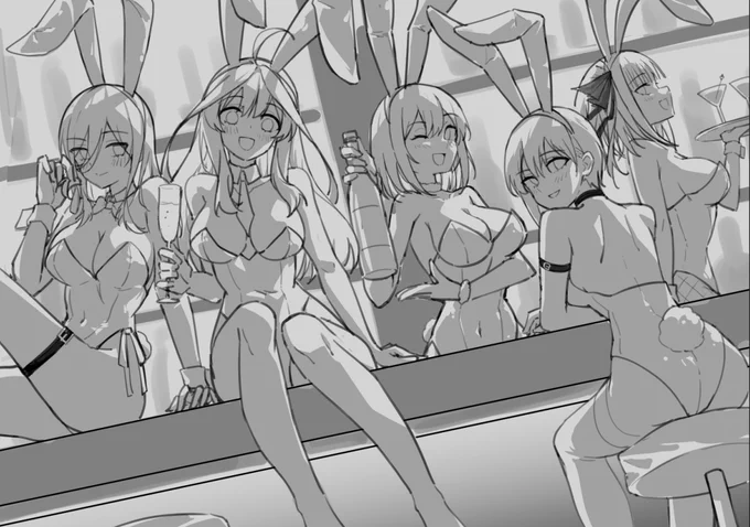 大ラフ、ラフ、完成#五等分の花嫁 