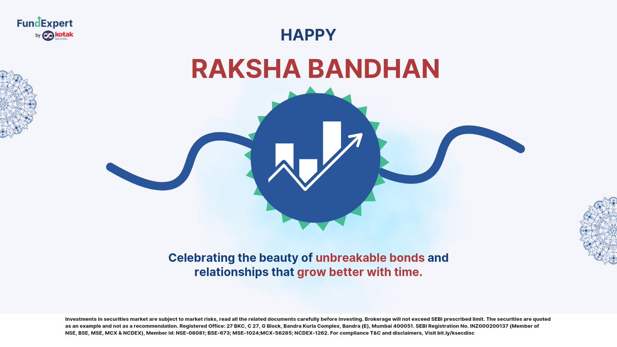fundexp's tweet photo. The FundExpert family wishes everyone a day filled with love, happiness, and laughter.

#rakshabandhan #rakhi #relationships #brothersisterbond #rakshabandhan2024 #fundexpert #happiness #love https://t.co/MkvTnVnJdy