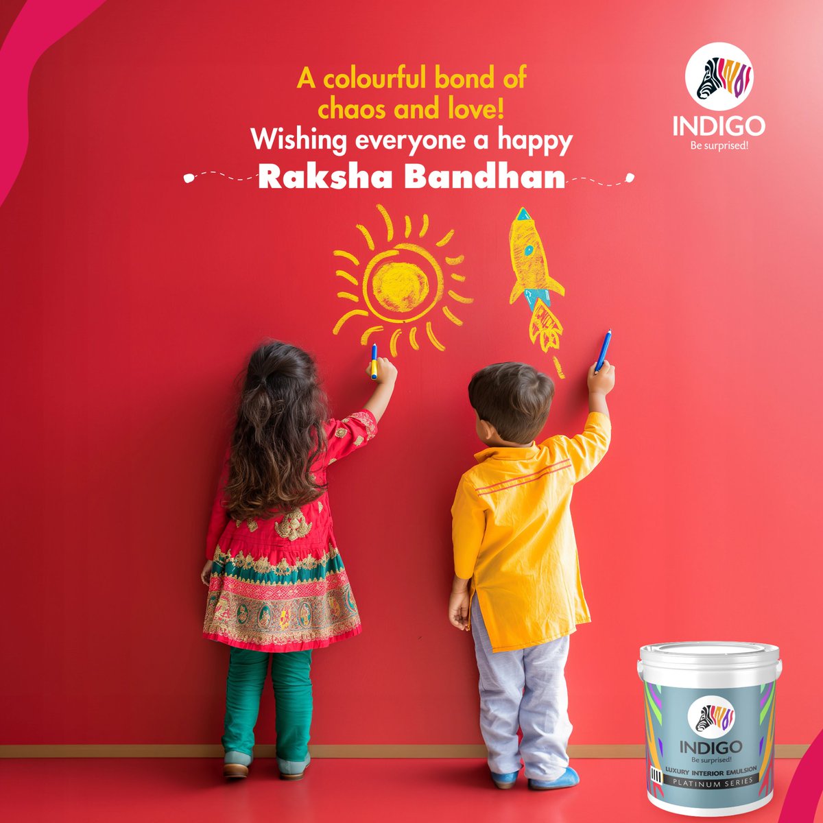 indigopaints's tweet photo. From playing pranks on each other to protecting each other, the shades of sibling love are endless!  #RakshaBandhan

#IndigoPaints #Bond #HappyRakshabandhan #Brother #Sister #Colourful https://t.co/S6cbeBCRSi