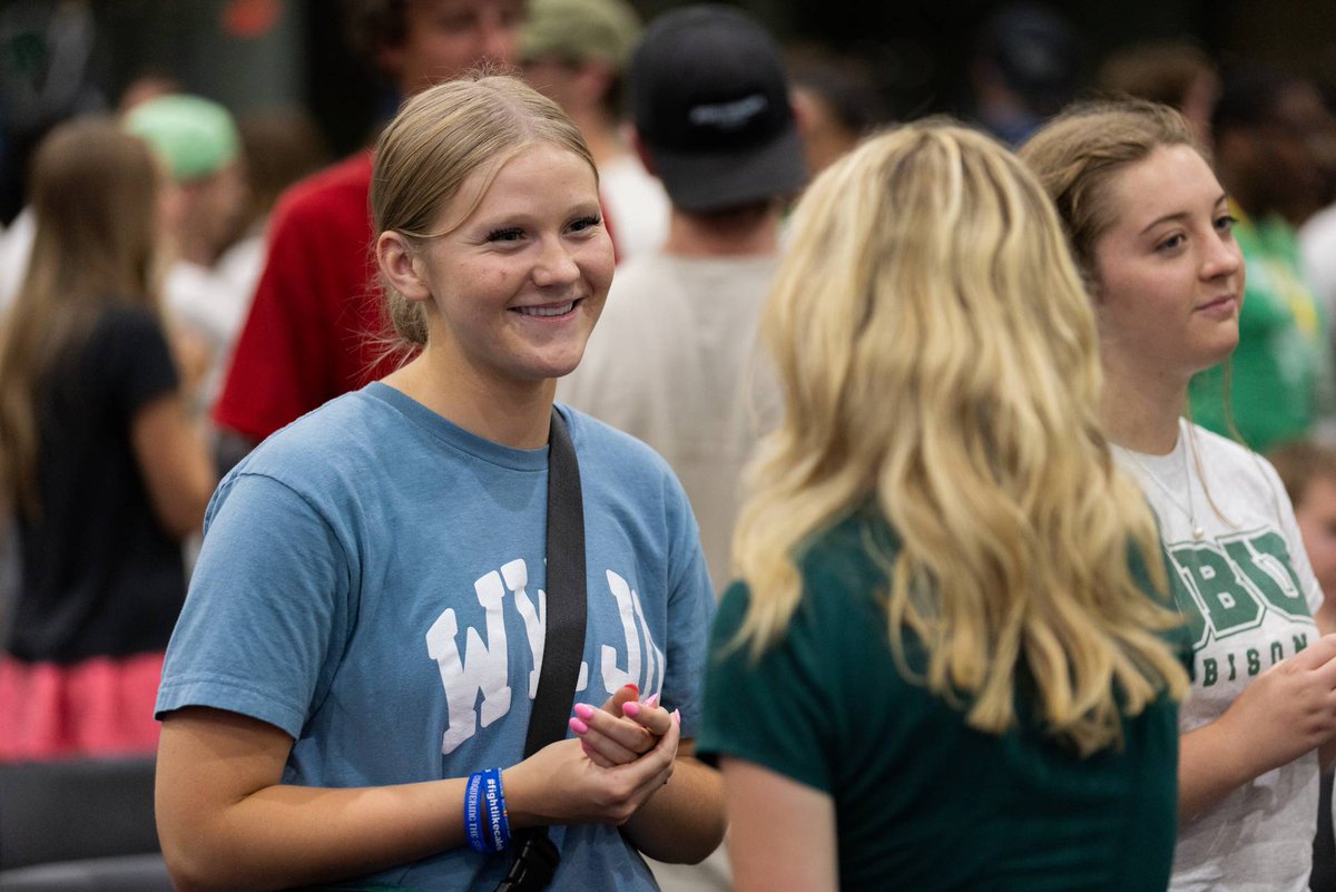 obunews's tweet photo. How will you grow in the next five years? It's the places you go, the books you read, and the people you meet who will shape your journey
President Thomas shared an inspiring vision with our freshmen class, encouraging them as they navigate Welcome Week and beyond.
#OBUBison https://t.co/cwYmdWprF9