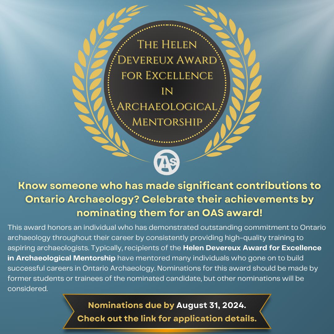 The 2024 OAS award nominations are open! Do you know someone that deserves to be recognized by the OAS? Celebrate their achievements by nominating them for an award! Follow the link to access the nomination form and to learn more about each award.  buff.ly/3M4JjBa