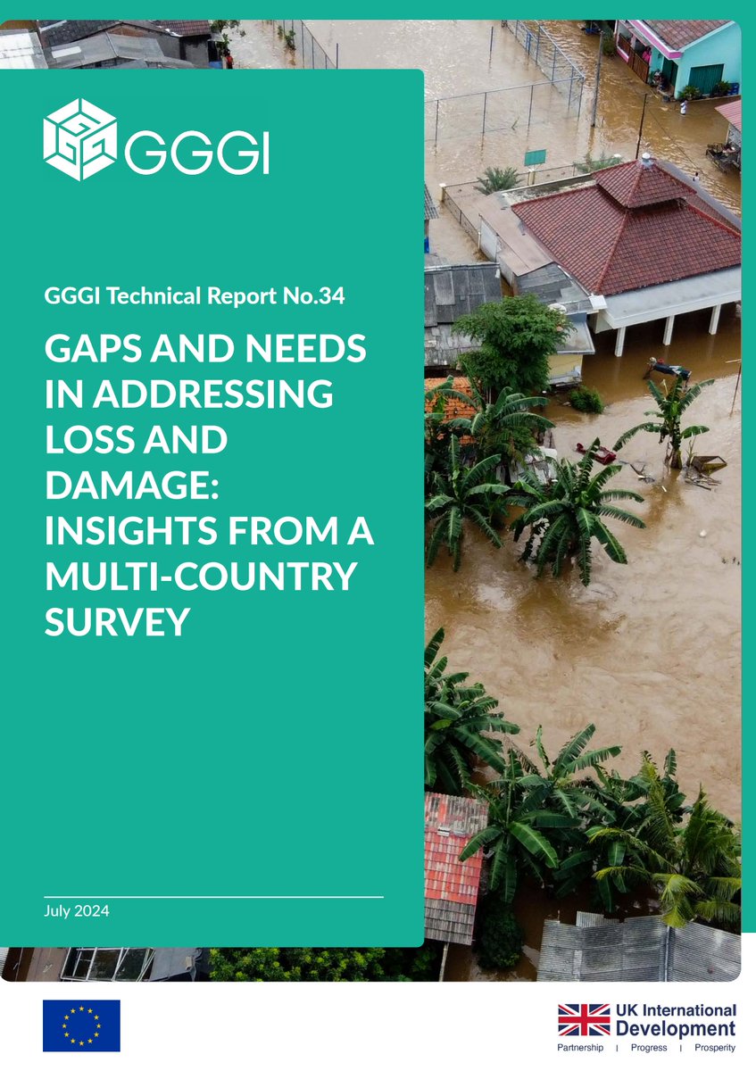 🌍 #GGGI’s new report, Gaps and Needs in Addressing Loss and Damage: Insights from a Multi-Country Survey, highlights key challenges in the #Pacific. 
🔗 Read the full report: bit.ly/46x4Iw7
📽 Watch the interview: bit.ly/4dRyjD3