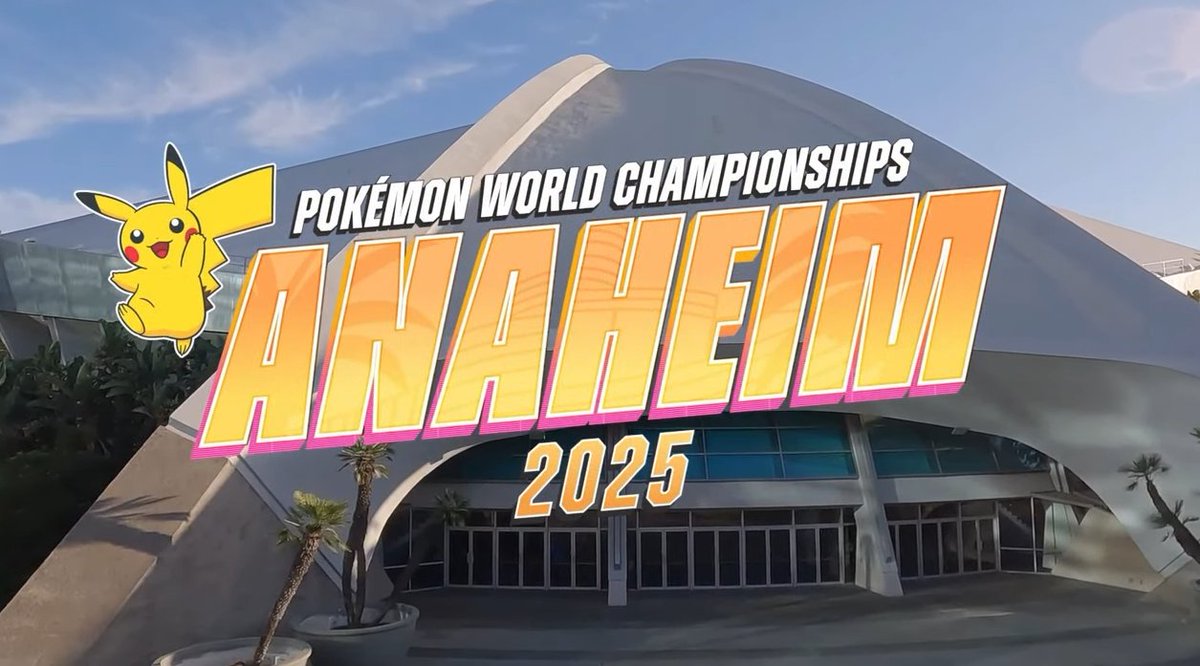Bulbagarden's tweet image. Pokémon Worlds 2025 will be held in Anaheim!