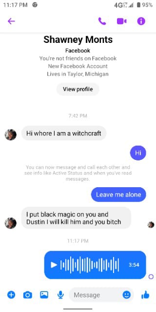 Ever since lashawana monts came stuff is happening to people she  a witchcraft and her family  stay away from her and her family