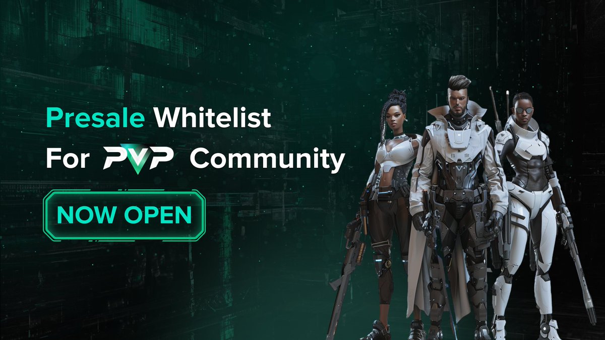 PvPGameHub's tweet photo. 🎉 We're thrilled to officially open our PVP Token Presale whitelist for the PvP Community!

🗓️ Timeline:

- WL Sign-Ups: TODAY
- Community Presale: Late August
- General Round: Early September

PvP pass holders have had early access, now it’s your turn!

🔗 Sign-Up Here
https://t.co/ao0t0UEdNW
Code: COMMUNITY