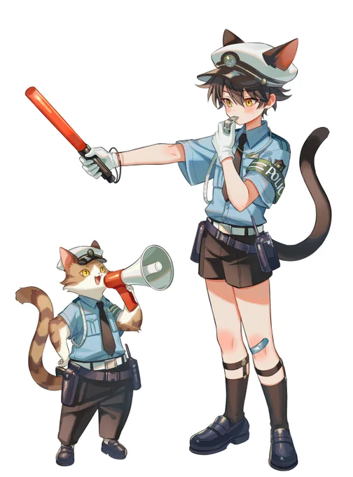 猫のおまわりさん 